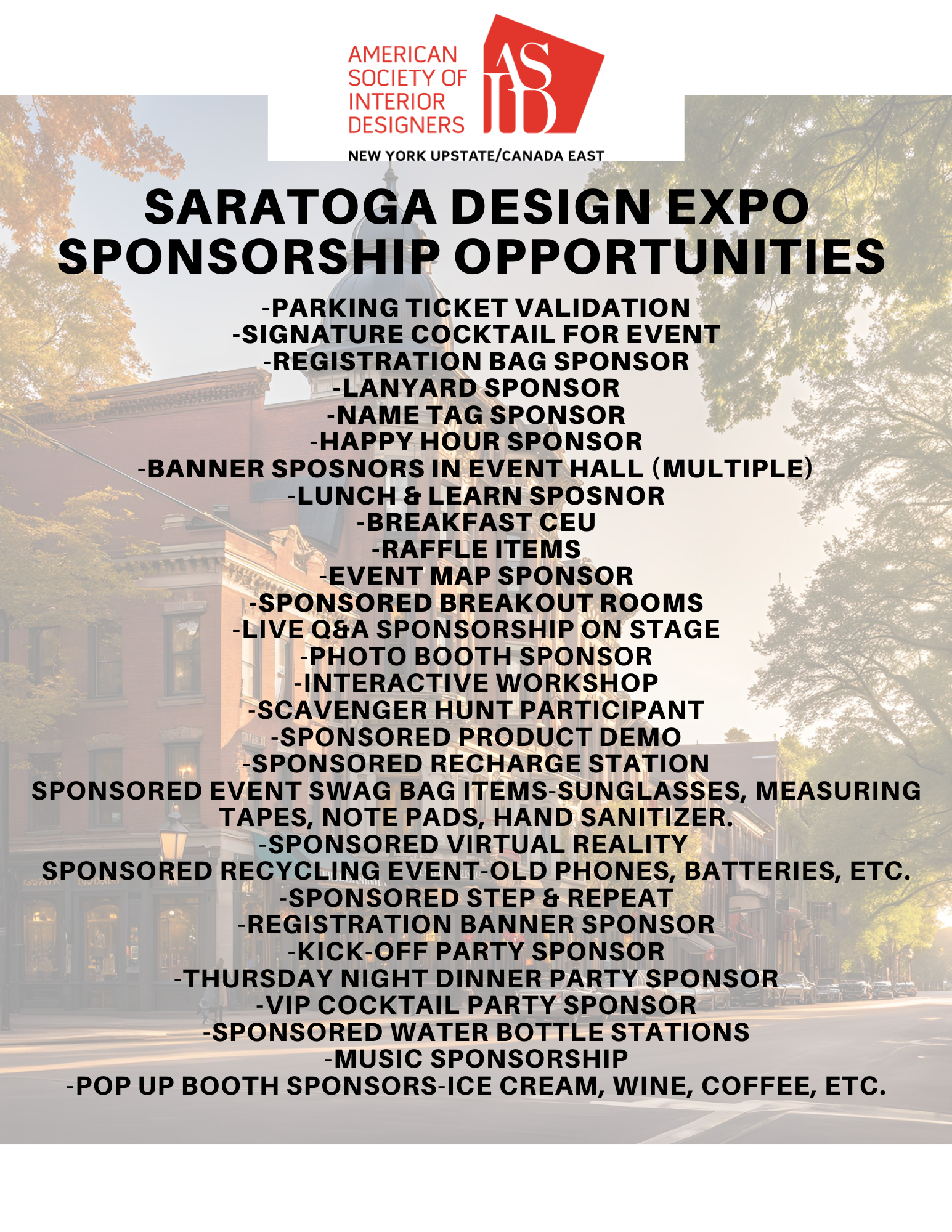 SDE Sponsor Opportunities